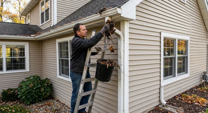 Downspout Blockage Removal in Arvada, CO