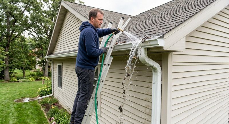 Downspout Snaking in Bergen County, NJ