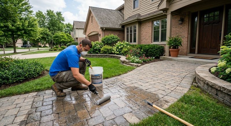 Sidewalk Concrete Sealing in Alpharetta, GA