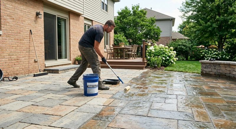 Pool Patio Sealing in Gig Harbor, WA
