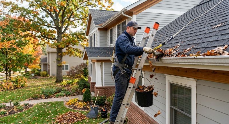 Rain Gutter Clearing in Monmouth County, NJ